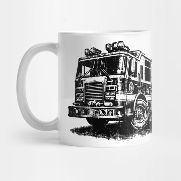 Fire Truck by Vehicles-Art